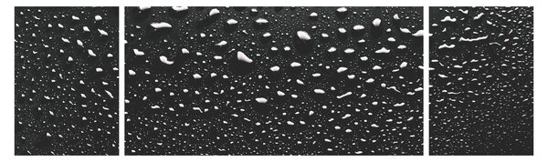 Obraz kapek vody (170x50 cm)