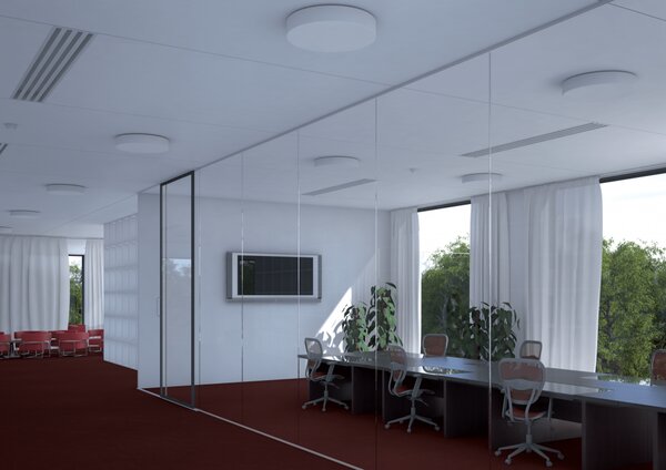 Lucis Stropní/nástěnné LED svítidlo ZERO 9,6W, Ø 23 cm Teplota světla: 3000K - teplá bílá, Stmívání, řízení: DALI
