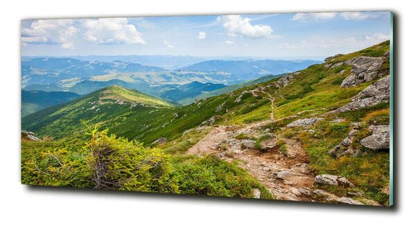 Foto obraz fotografie na skle Zelené pahorky osh-91008268