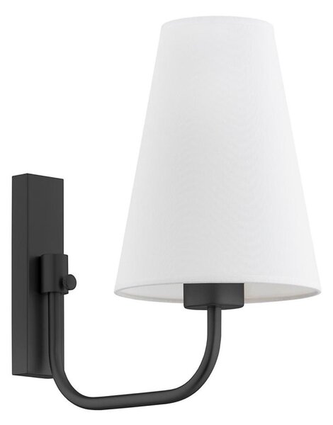 Argon 8376 - Nástěnná lampa SAFIANO 1xE27/15W/230V černá