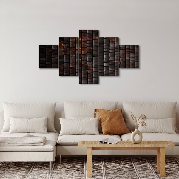 Moderní abstraktní obraz (125x70 cm)