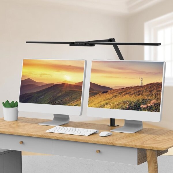 LED Stmívatelná dotyková stolní lampa LED/24W/230V 3000-6500K CRI 92 černá