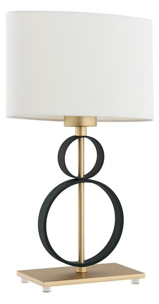 Argon 8373 - Stolní lampa PERSEO 1xE27/15W/230V 42 cm krémová/černá