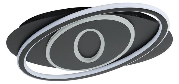 Brilagi - LED Stm stropní svítidlo IRIS LED/78W/230V 37x49 cm černá + DO