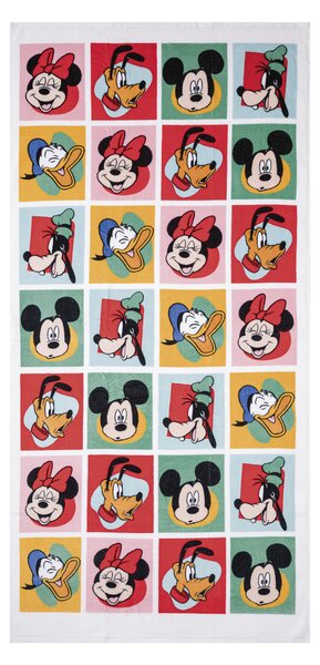 Plážová osuška, 75 x 150 cm (Mickey Mouse a kamarádi) (100363980002)