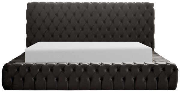 ČALOUNĚNÁ POSTEL, 180/200 cm, šedá Livetastic - Postele s úložným prostorem, Online Only