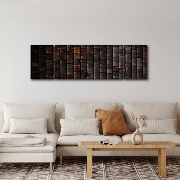 Moderní abstraktní obraz (170x50 cm)