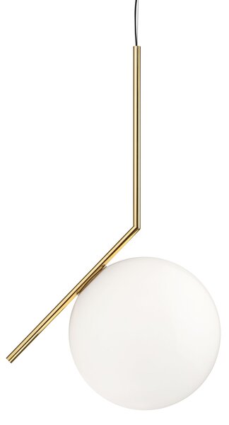 Flos F3151044 IC Lights S3 10 Anniversary, designové závěsné svítidlo, 1x205W E27, 24K zlato, Ø 45cm