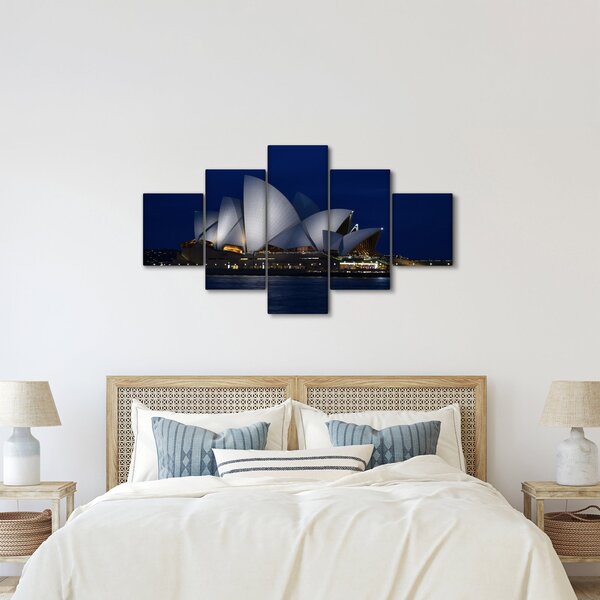 Obraz nočního Sydney (125x70 cm)