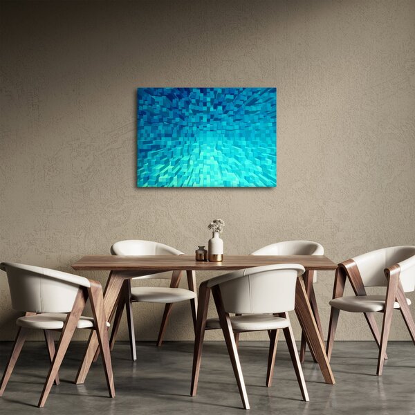Obraz - abstraktní kostky (70x50 cm)