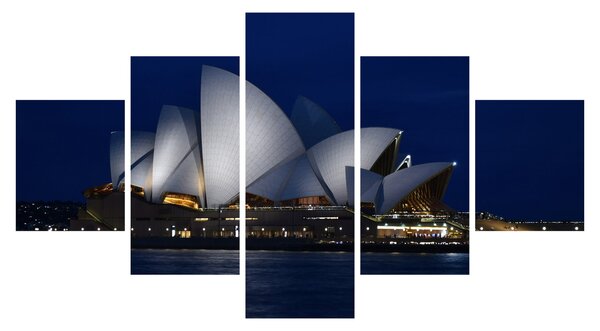 Obraz nočního Sydney (125x70 cm)