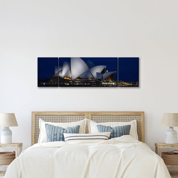 Obraz nočního Sydney (170x50 cm)
