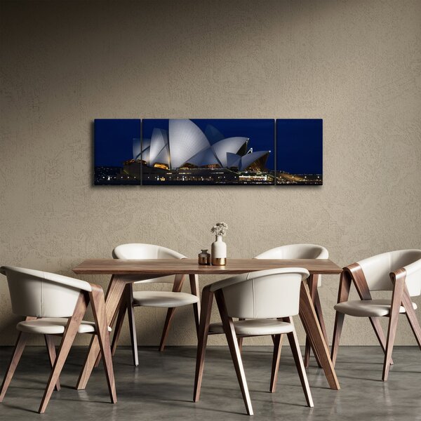 Obraz nočního Sydney (170x50 cm)