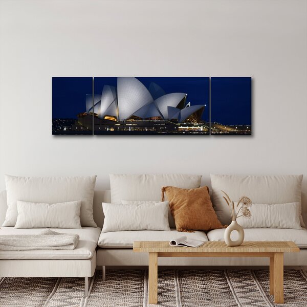 Obraz nočního Sydney (170x50 cm)