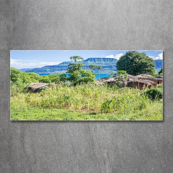 Moderní skleněný obraz z fotografie Jezero Malavi osh-91343567
