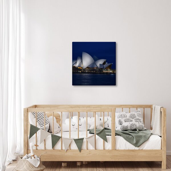 Obraz nočního Sydney (30x30 cm)