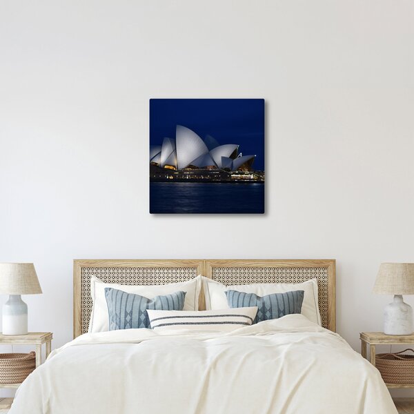 Obraz nočního Sydney (30x30 cm)
