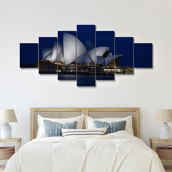 Obraz nočního Sydney (210x100 cm)