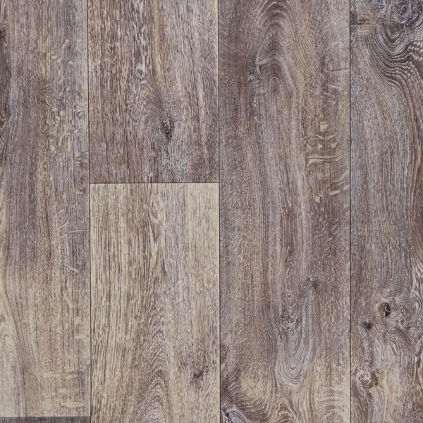 Beauflor, PVC podlaha - lino Texalino Supreme 916 M Texas Oak - dub, na míru, šíře 5m, hnědá, filc, chodba / předsíň