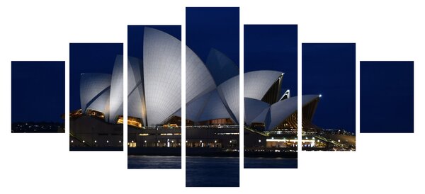 Obraz nočního Sydney (210x100 cm)