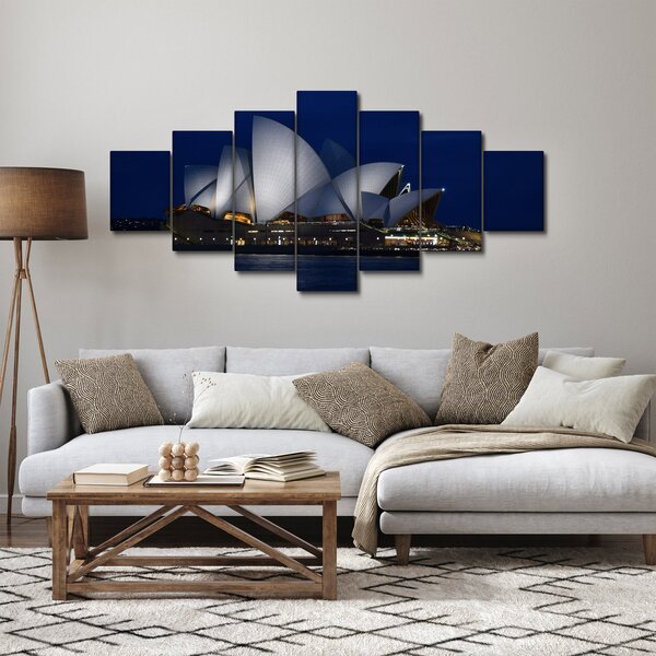 Obraz nočního Sydney (210x100 cm)