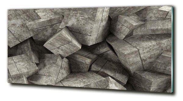 Fotoobraz na skle Betonové krychle osh-91388202