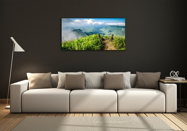 Foto obraz fotografie na skle Stezka na vrcholu osh-91416067
