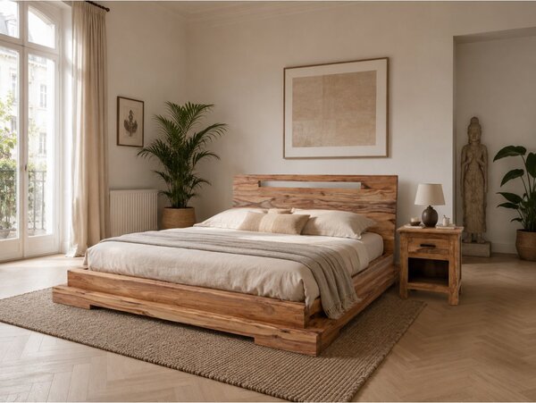 Postel Tara 160x200 z indického masivu palisandr