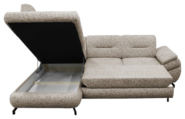 ROHOVÁ SEDAČKA, textil, světle hnědá MID.YOU - Sedací soupravy, Online Only