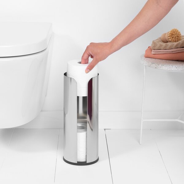 Brabantia ReNew koš na toaletní papír/zásobník toaletního papíru chrom 280580
