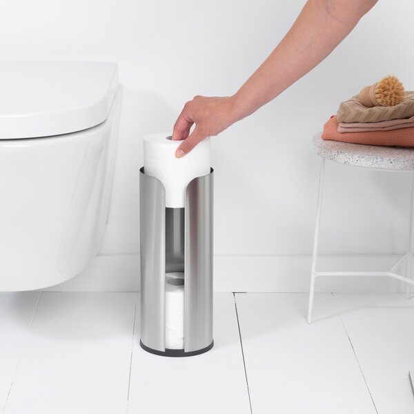 Brabantia ReNew koš na toaletní papír/zásobník toaletního papíru chrom 280566