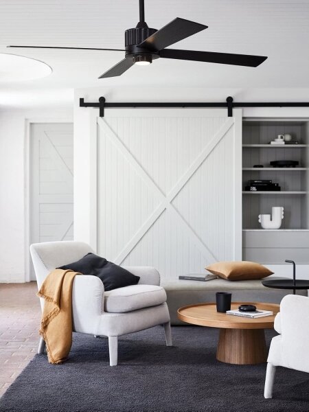 Lucci air 213170 - LED Stropní ventilátor NEWPORT wenge/hnědá + dálkové ovládání