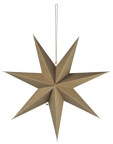 Závěsná papírová hvězda Natural Stillenat Ø 60 cm