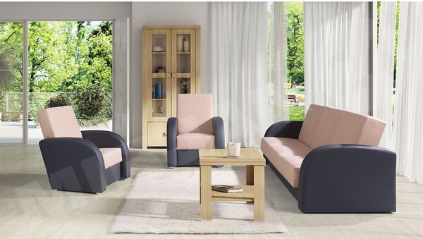Sedací souprava Perfekt II 3+1+1, Potah: ekokůze Soft 020 + Lux 24 5902928045482