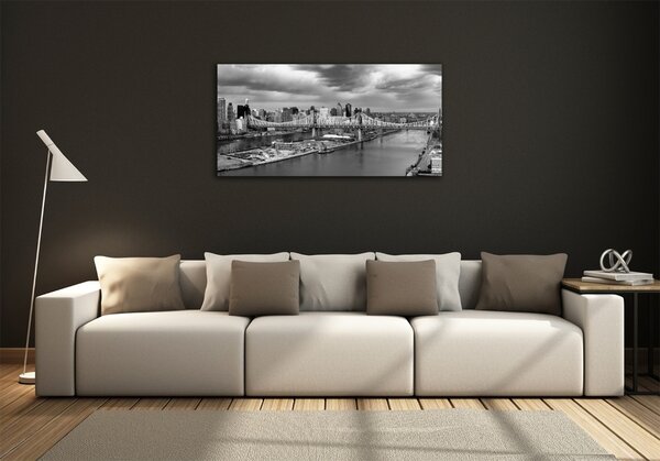 Foto obraz sklo tvrzené Now York osh-91922319