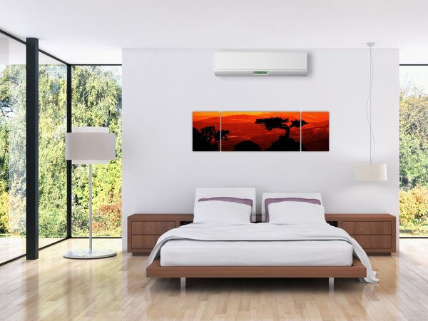 Obraz - Západ slunce (170x50 cm)
