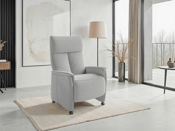 RELAXAČNÍ KŘESLO, textil, barvy stříbra Sit & More - Online Only křesla & taburety, Online Only