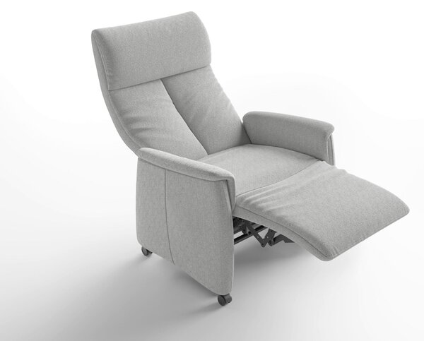 RELAXAČNÍ KŘESLO, textil, barvy stříbra Sit & More - Online Only křesla & taburety, Online Only