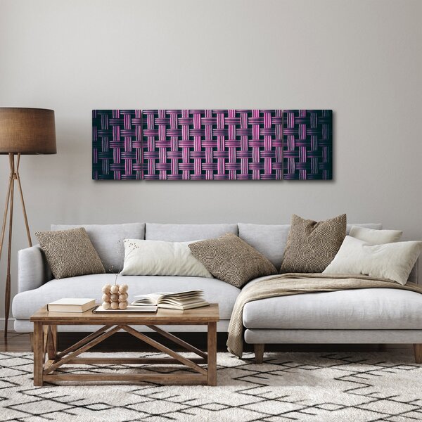 Obraz fialové textury (170x50 cm)