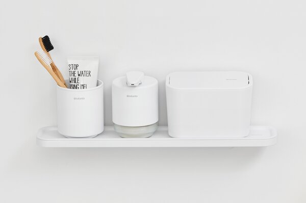 Brabantia MindSet polička do koupelny, minerální svěží bílá