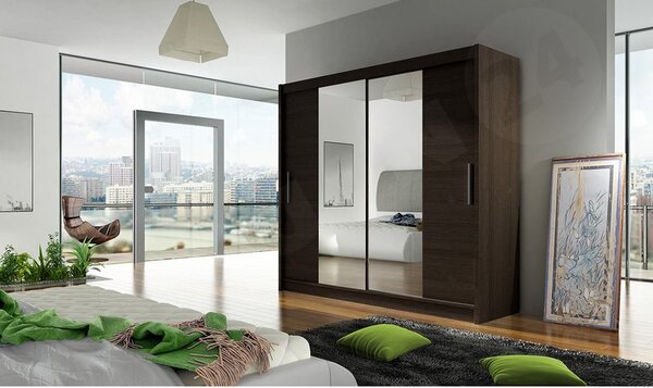 Skříň London II, Barva: kašmír, Osvětlení: bez osvětlení 5903211404436