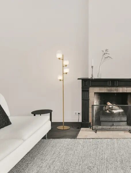 Designová stojací lampa Balor – G9