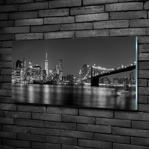 Foto obraz fotografie na skle Manhattan noc osh-92771254