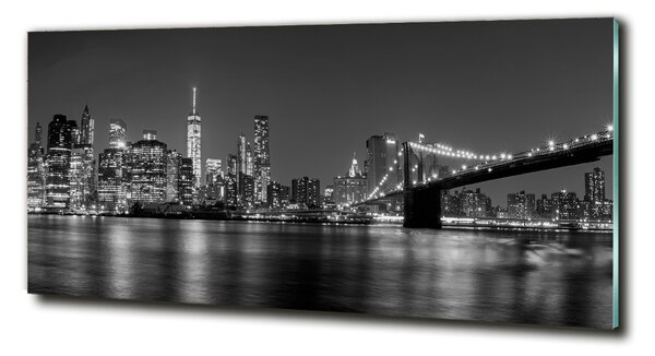 Foto obraz fotografie na skle Manhattan noc osh-92771254
