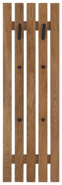 ŠATNÍ PANEL, přírodní barvy, černá, dub, 38/120/14 cm - Šatní panely, Online Only
