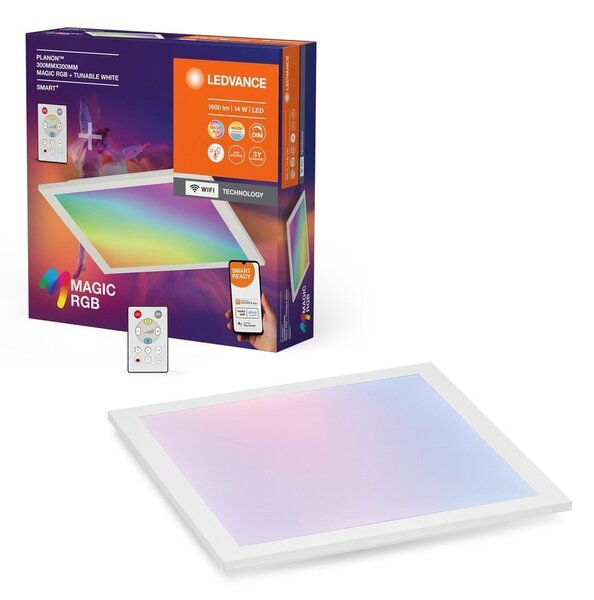 WiFi LED panel + ovládač MAGIC 30cm, RGB + laditelná bílá