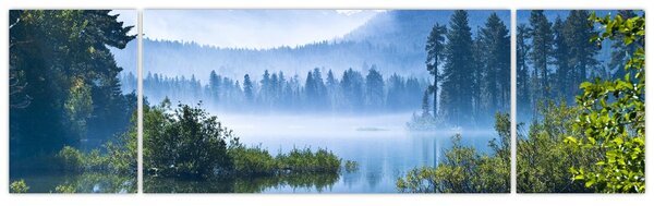 Obraz horského jezera (170x50 cm)