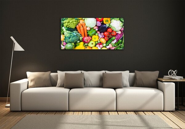 Foto obraz skleněný horizontální Barevná zelenina osh-93015665