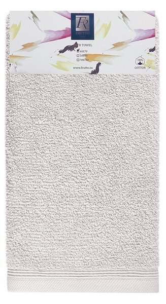 Froté ručník - světle šedá - 40 x 70 cm - 100% bavlna (500 g/m2)