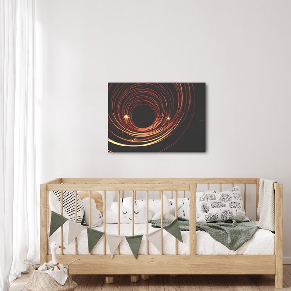 Obraz abstraktních linek (70x50 cm)